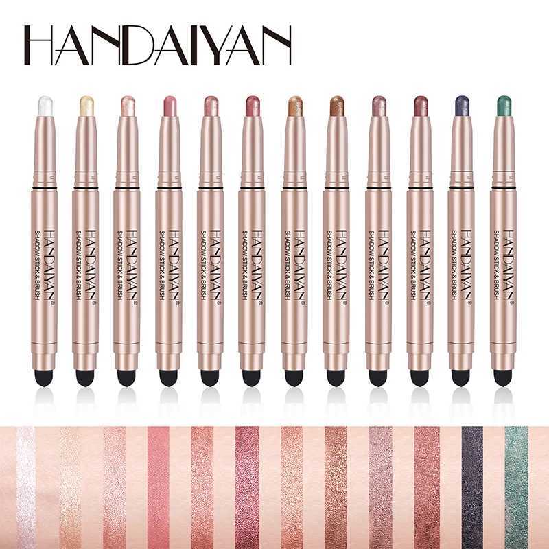 Eyeshadow Stick12 Colors Matte Professional Bright-Colored Contouring and Highlight Eyeshadow Stick Cream Eyeshadow WaterproofCI240812