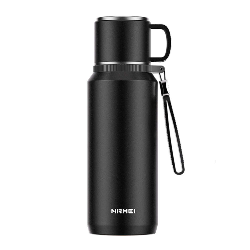 Luxury Large Capacity 1000ml Insulated Stainless Steel Teapot for Men - Portable Beverage Bottle
