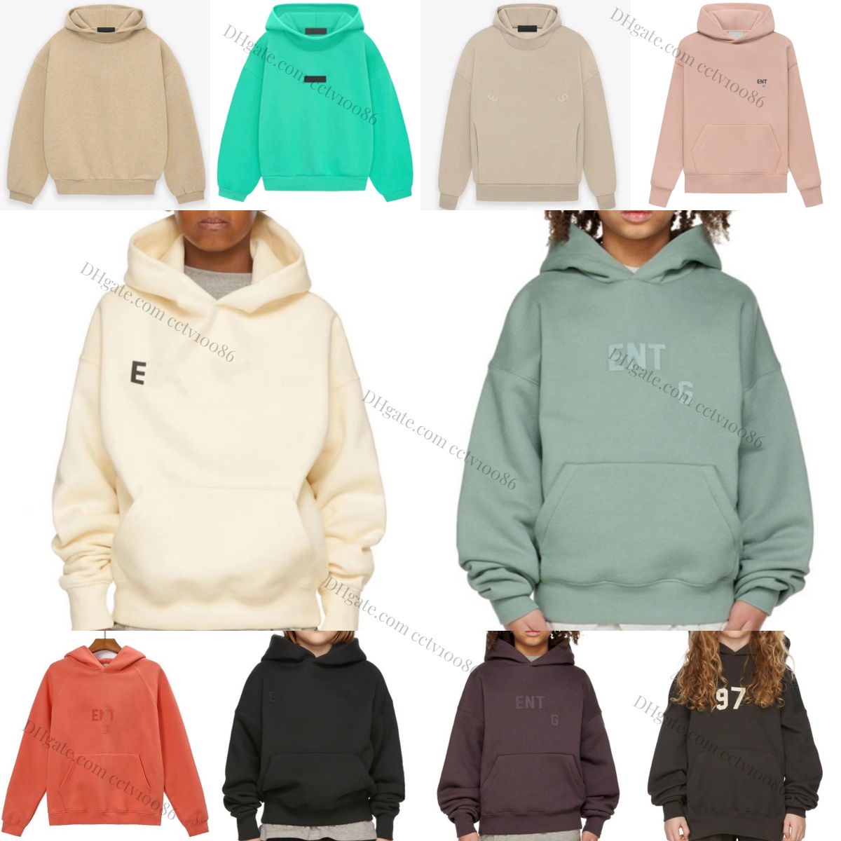 Kids Clothes Boys Designer Hoodies Letter Sweatshirts Toddler Children Hooded Clothing Girls Baby Jumpers Youth O-Neck Pullover Coats Wood Coral Cream v7g2#