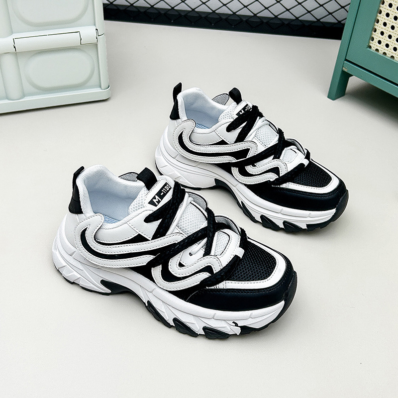 Ddmysports Ins Korean Version Low Top Dad Shoes For Women Autumn New Breathable Student Sports Height Increasing Casual CJ OUTDOOR