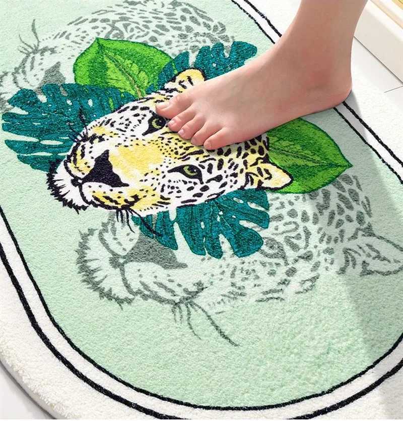 Fluffy Soft Bedroom Bedside Rugs Nordic Flowers Carpet for Kids Room Bathroom Living Room Non-Slip Home Decor Long Floor Mat Y240816