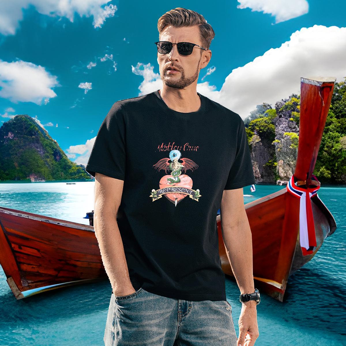 Loose Fit Man T Shirts 230g Cotton skull Hip Hop Street Asian Size O Neck Short Sleeves Men Tshirts 2024 DIY Top Tees