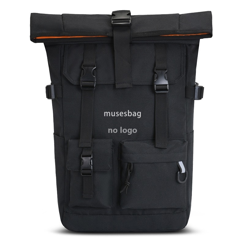 New large capacity outdoor backpack trend Korean version men's and women's wide travel backpack fashion student backpack shoulder bag