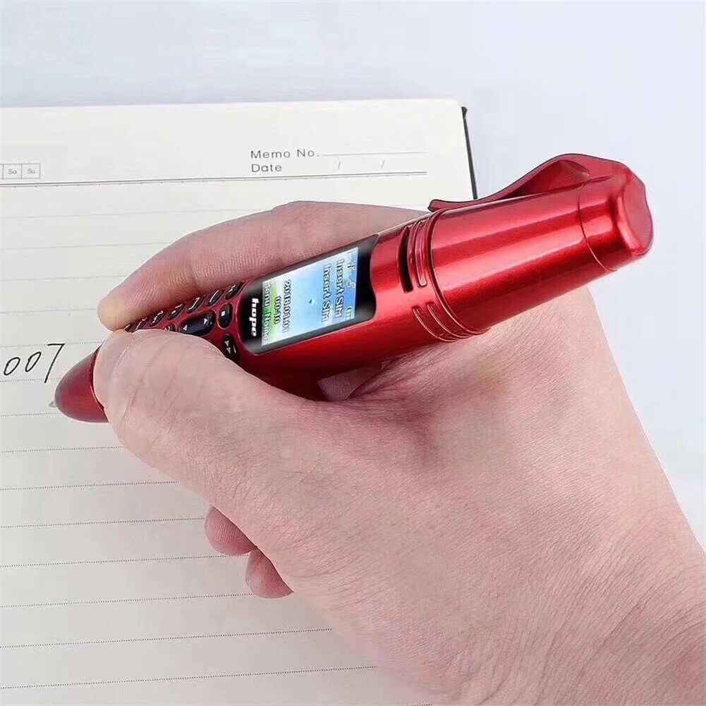 Ak007 Pen Mini Phone 0.96-inch Screen Gsm Bluetooth Compatible Camera Dialer with Voice Recorder B240817