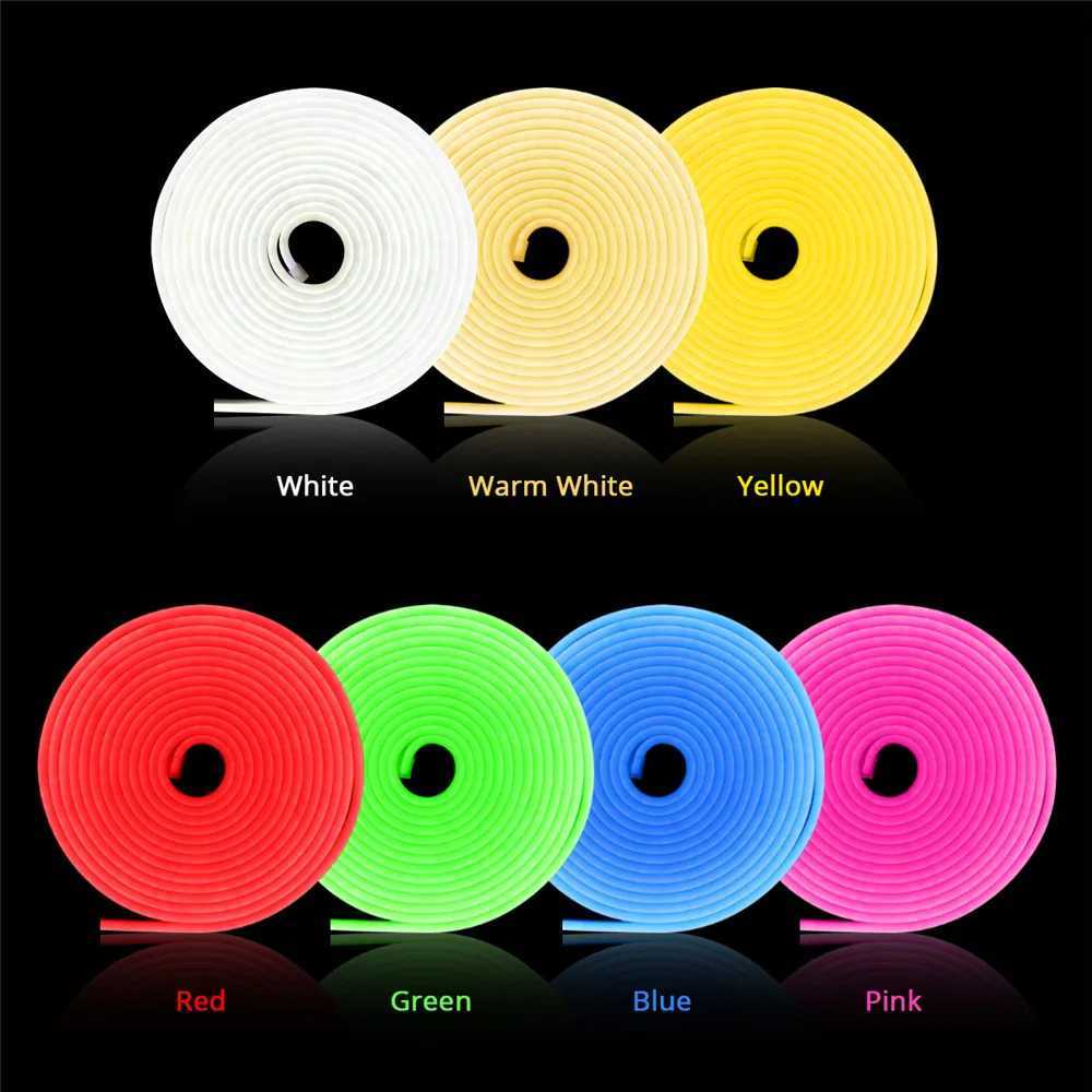 12V LED neon light flexible strip light bedroom game room wall hanging Christmas party decoration waterproof B240817