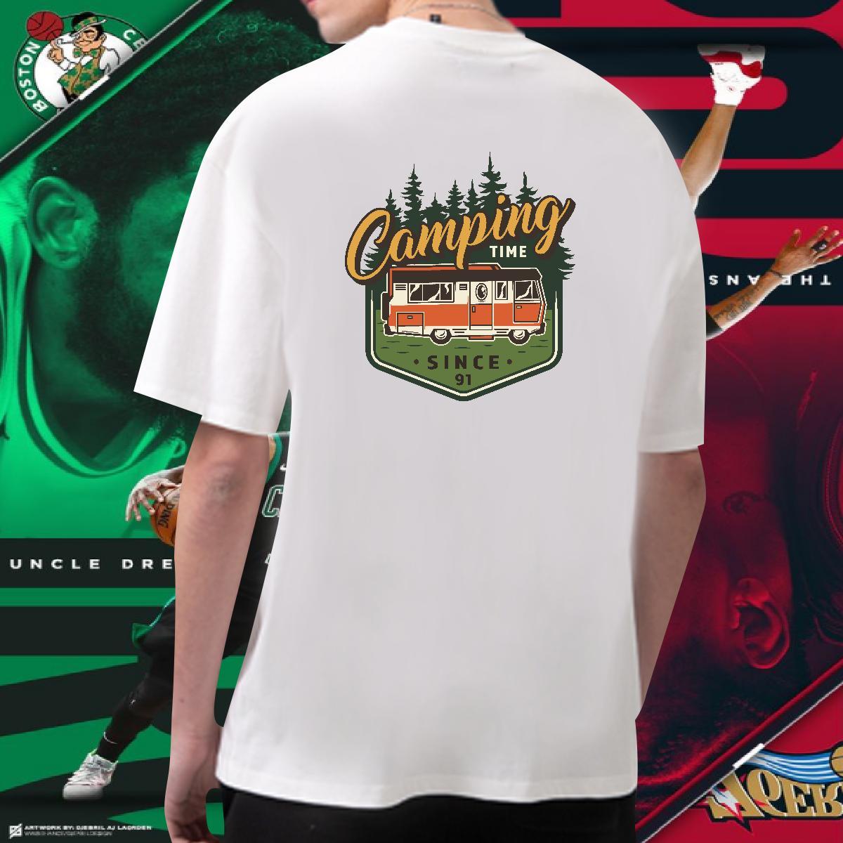 Free Shipping Mens T Shirts 230g 100% Cotton letter Street Wear Custom Cartoon Breathable Crew Neck Men Clothes T-Shirt Classic Casual Clothings