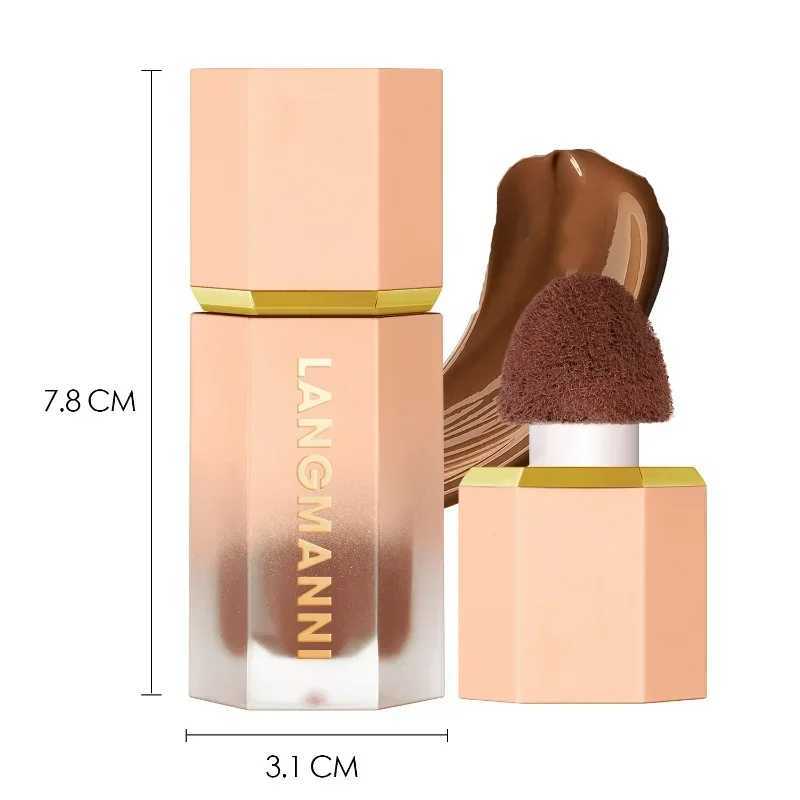 3 Color Matte Liquid Contour Stick Natural Waterproof Lasting Nose Shadow Contouring Brighten Face Highlighter Cream Face Makeup Y240816