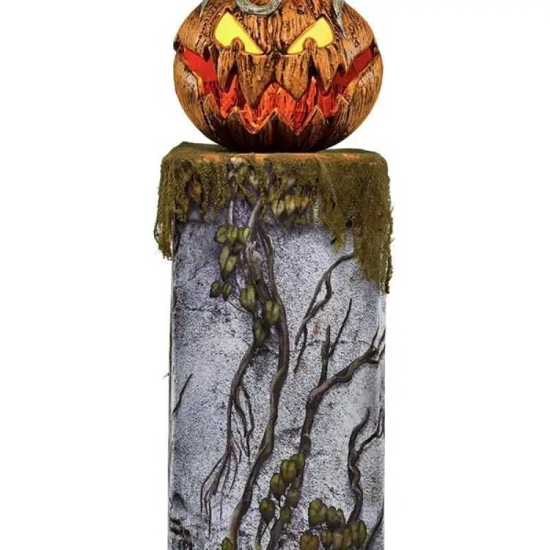 New for Spirit Halloween Gourdo AnimatronicHalloween Rise and Fall Makes a Terrifying Sound Pumpkin HeadHalloween DecorM240817