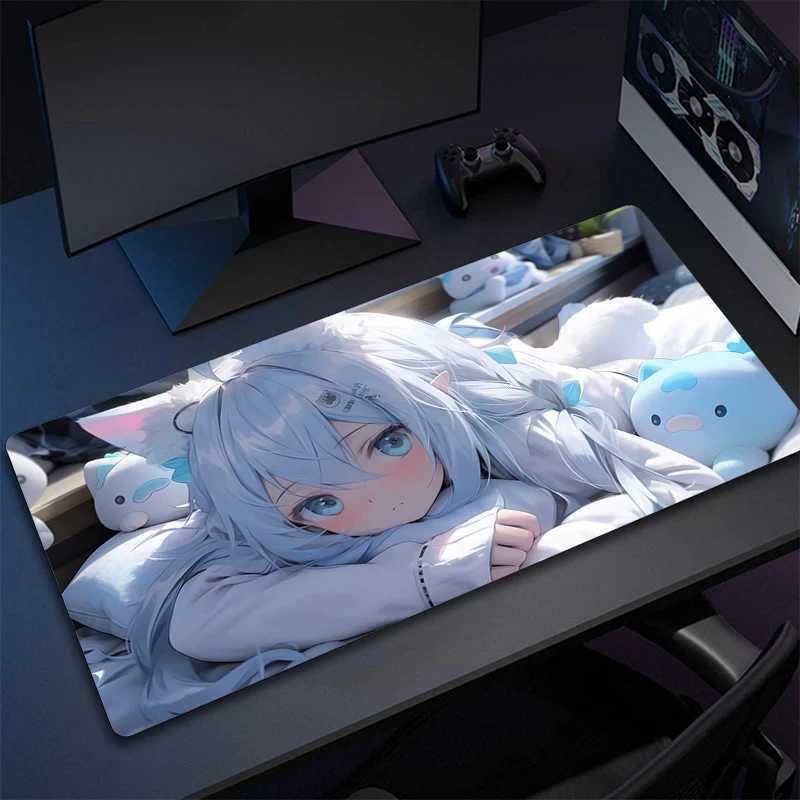 Gaming Mouse Mat Anime Girls Non-Slip Mouse Pad Gamer Rubber Computer Mousepad Office Large Rubber Table Mat Game Keyboard Pads Y240816