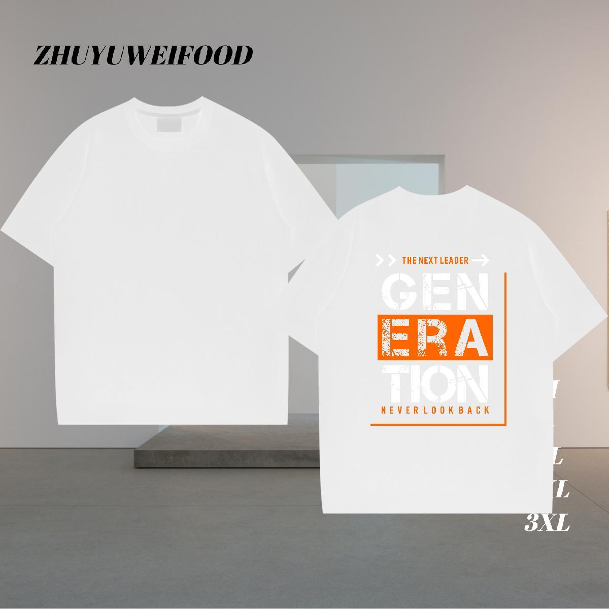 Cool Design Mens T Shirts 230g 100% Cotton letter High Street Hip Hop Cartoon Printing L-4XL Breathable Crew Neck Mens Tshirts Classic Casual Wear