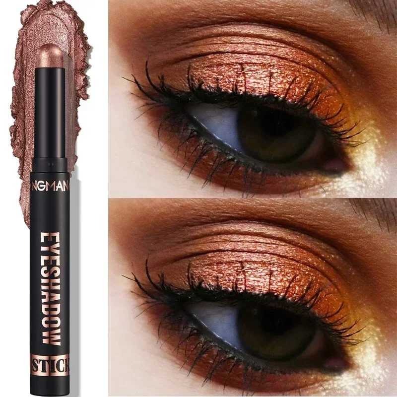 8 Color Lescent Eyeshadow Stick Highlighter Eyeshadow Pencil Waterproof Glitter Matte Nude Eye Shadow Pen Sparkly Eye MakeupW250217