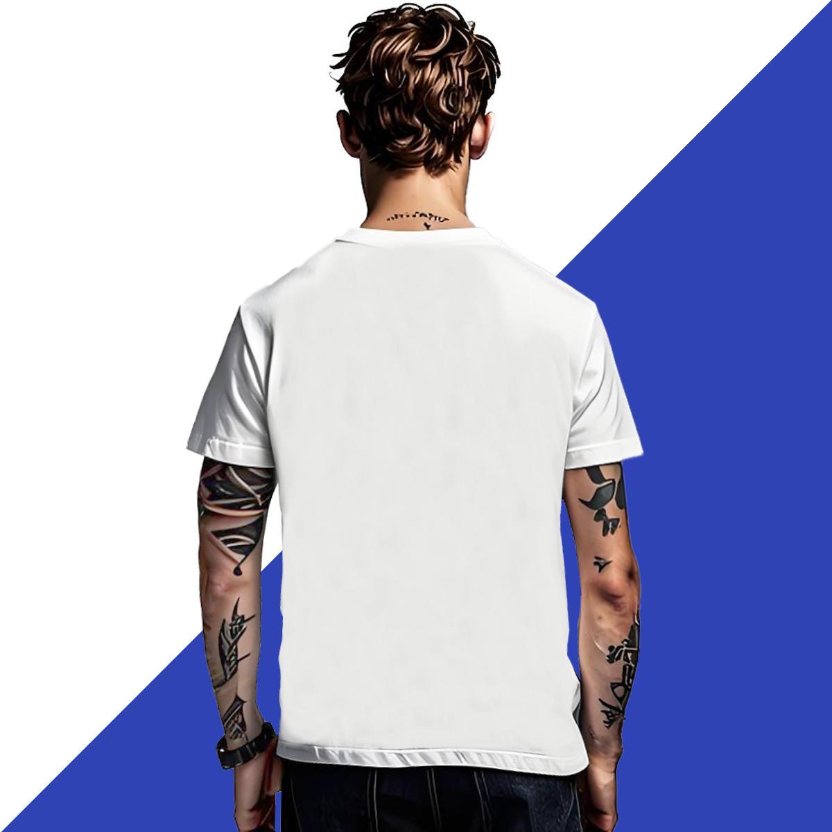 Brand Men Tops Tees 100% Cotton 230g Hip Hop Street scary Breathable Short Sleeve T-Shirts for Men TOP Quality Oversized Wear