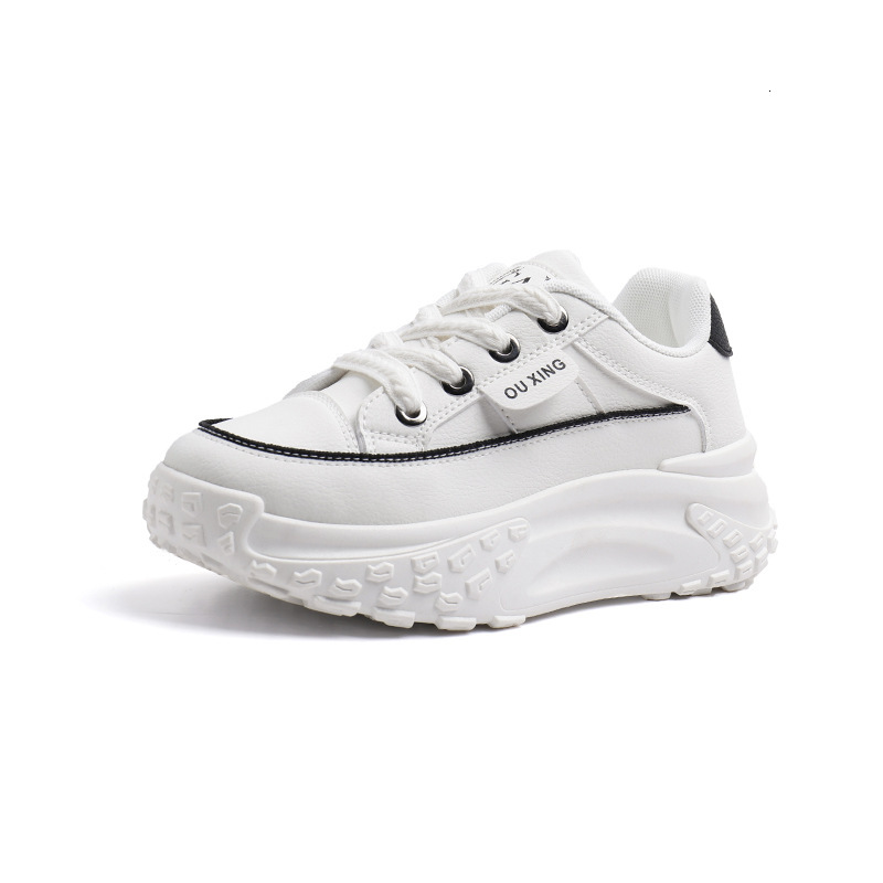 Ddmysports Instagram Korean Spring New Dad Female Student Sports Running Casual Thick Sole Elevated Shoes Y OUTDOOR