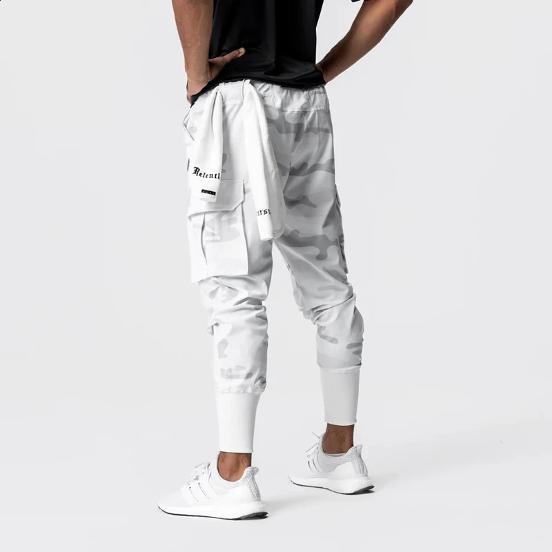 camouflage Sport Pants Mens Fitness Trousers Summer Thin Loose Quick-Drying Stretchy sweatpants Running Training Pants 240816CJ