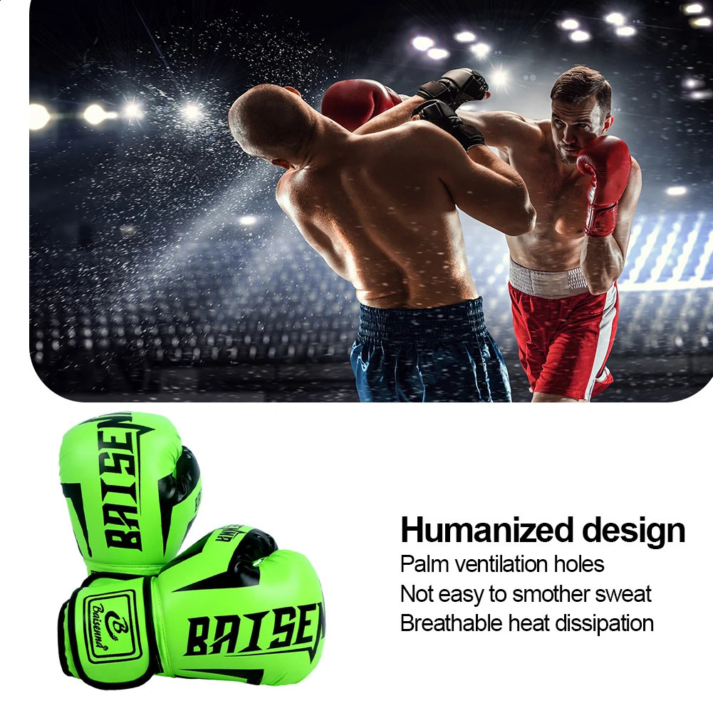 Boxing Gloves For Adults ren Boxing Training Fighting Gloves PU Leather Muay Thai Guantes Kickboxing Karate Sanda Gloves 240813
