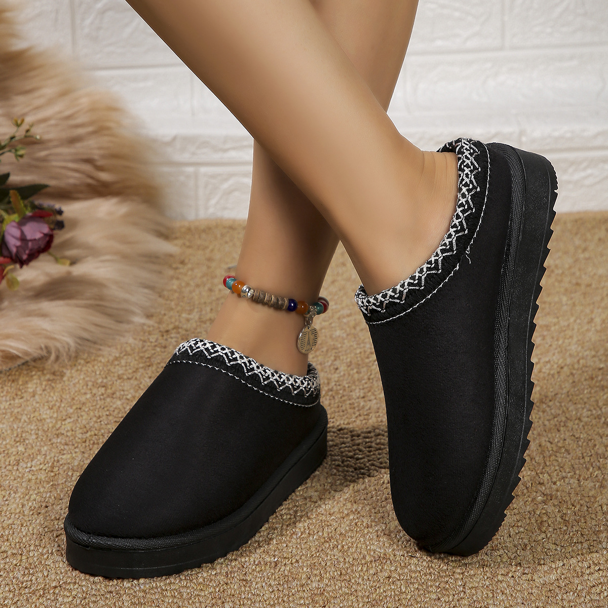 2024 New Free Shipping Designer Winter Snow Fur Boots Womens Platform Shoes Booties