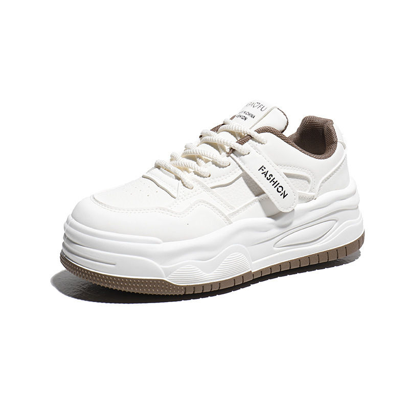 Ddmysports Autumn White New Korean Ins Female Students Height Increasing Thick Soled Sports Board Casual Shoes Trend ZY OUTDOOR