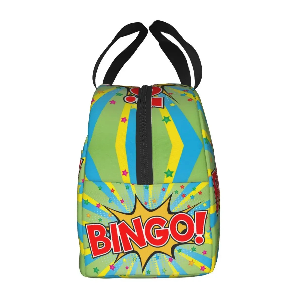 Game Bingo Lunch Bag Leakproof Cooler Thermal Insulated Lunch Box For Women Kids School Beach Camping Travel Food Tote Bags 240816