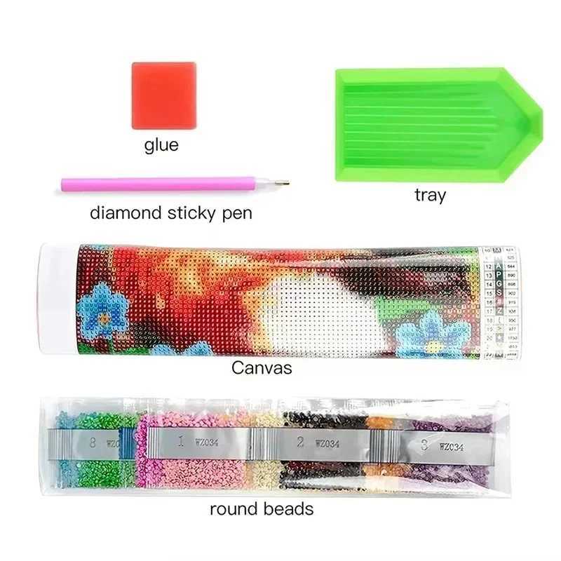 Handmade DIY cartoon dragon tamer diamond painting kit water diamond dinosaur cross stitch diamond mosaic home decorationXJ240816