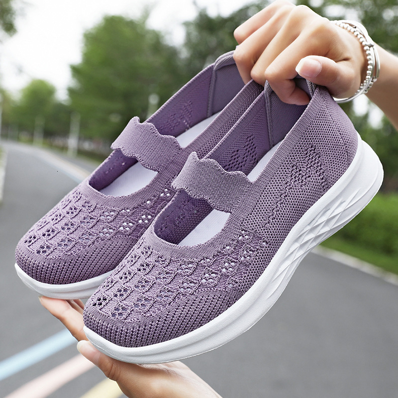 Ddmysports Summer New Network Old Beijing Cloth Fashion Mom Women S Casual Single Shoes OUTDOOR