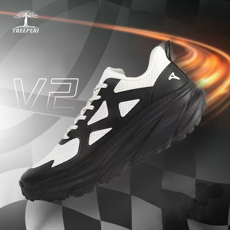 Designer Treeperi Burning 2.0 Running Shoes For Men Women TREEPERI Platform Sneakers Black White Green Blue Flame Volt Rose Pink Outdoor Sports Mens T
