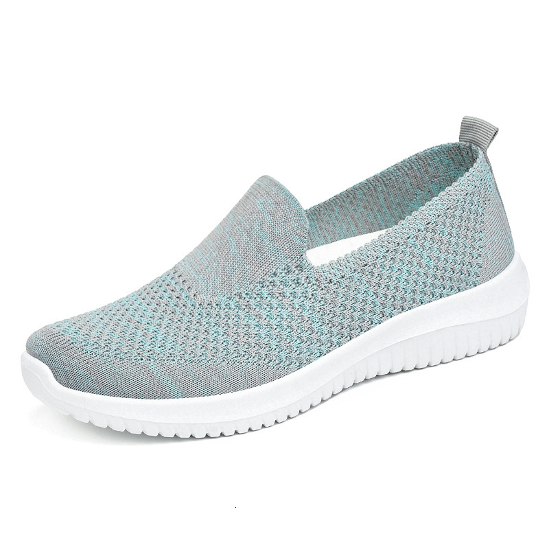Ddmysports Shoes For Women In Spring New Style With One Foot Mom S Middle Aged And Elderly Shoes Soft Soled Casual Lazy OUTDOOR