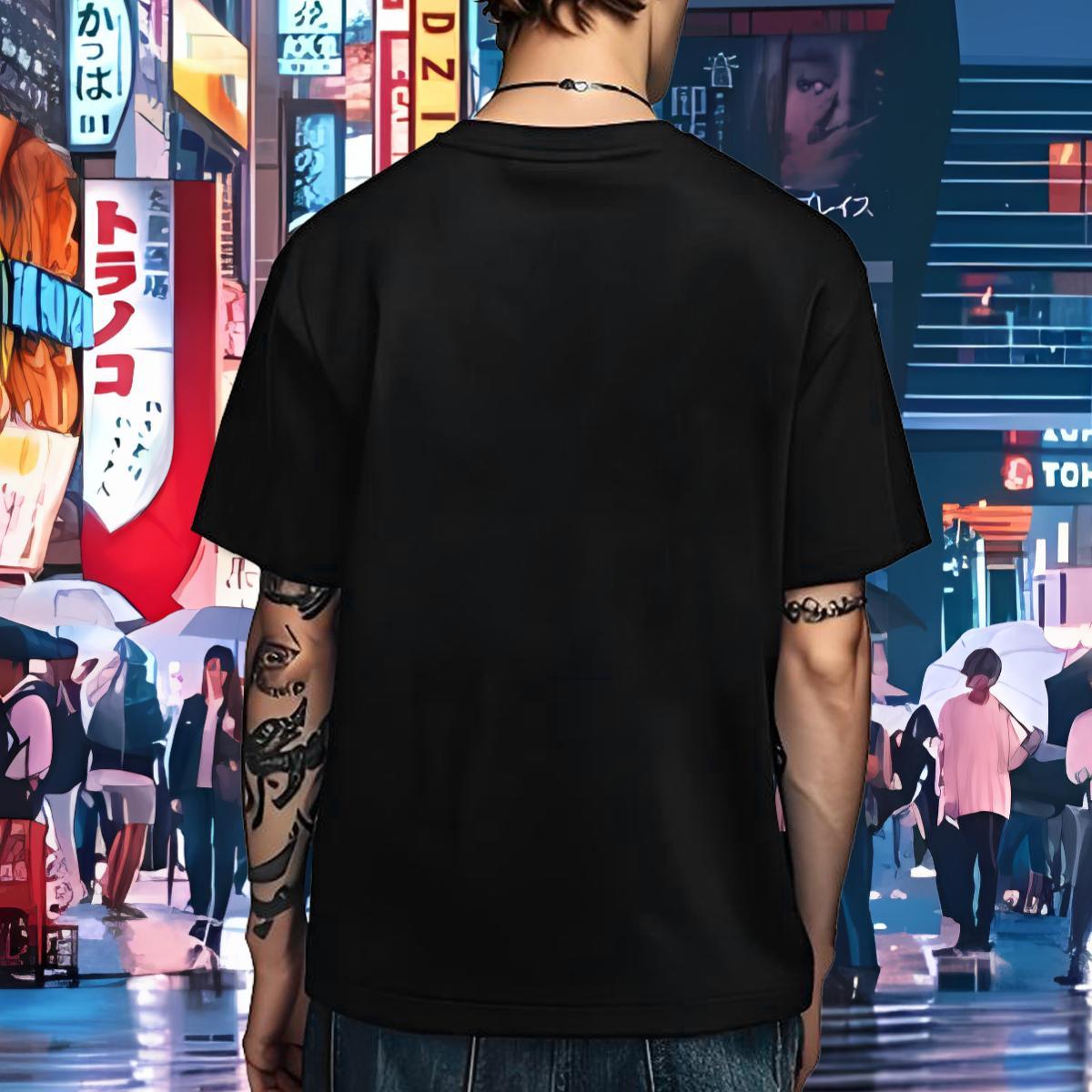 2024 scary Tshirt for Man Woman 230g 100% Cotton Men T Shirts Oversized 4XL Spring Summer Crew Neck Breathable Loose Fit Clothings