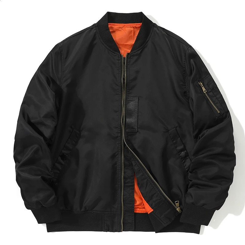 Wholesale Outdoor Flight Jackets Mens Baseball Uniform Style Fashion Waterproof Plus Size BomberJK06 240816