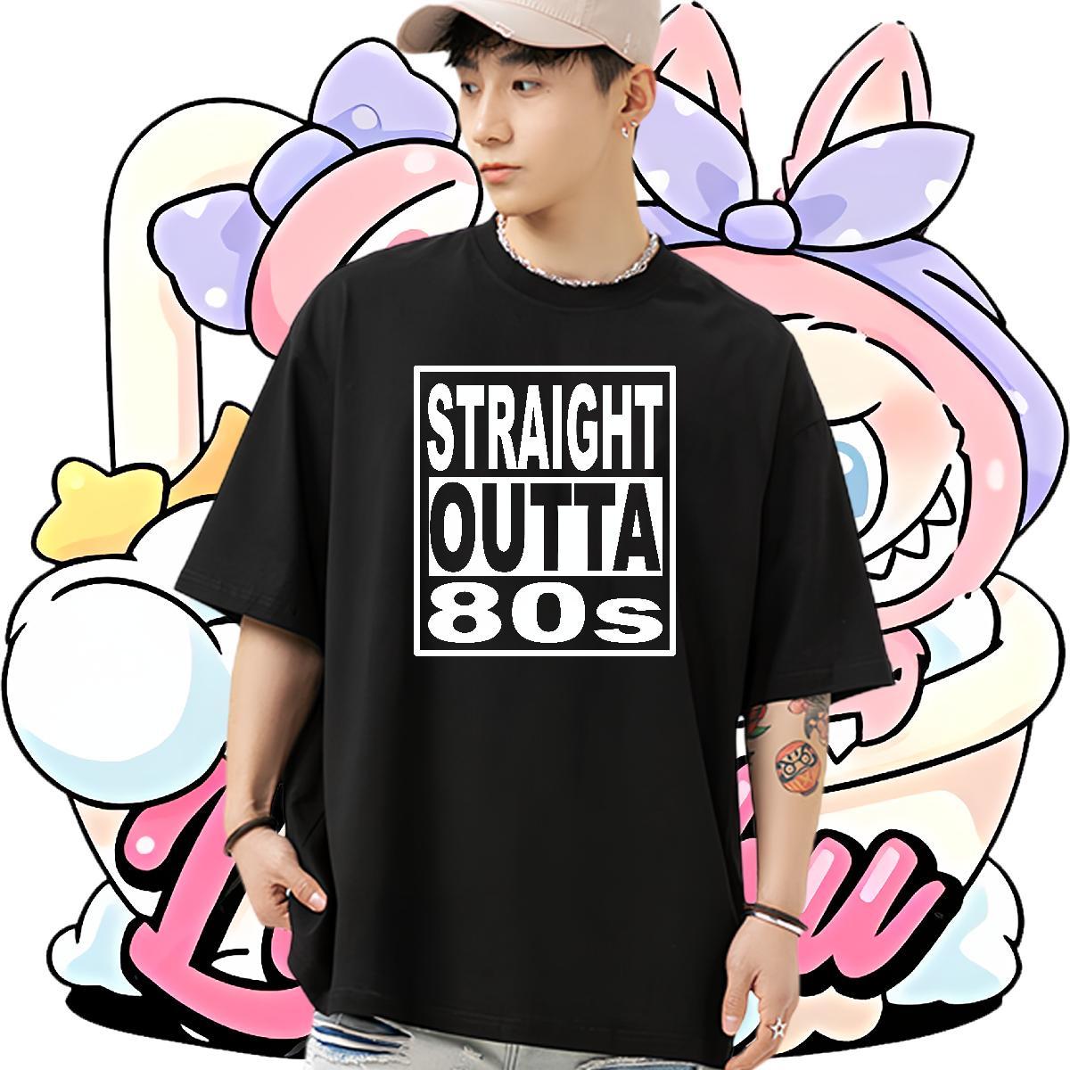 Unisex T Shirts Men 100% Cotton 230g letter Home Outdoor Custom Printed Short Sleeve O-Neck Men Tshirts Fashion New Tee Shirt