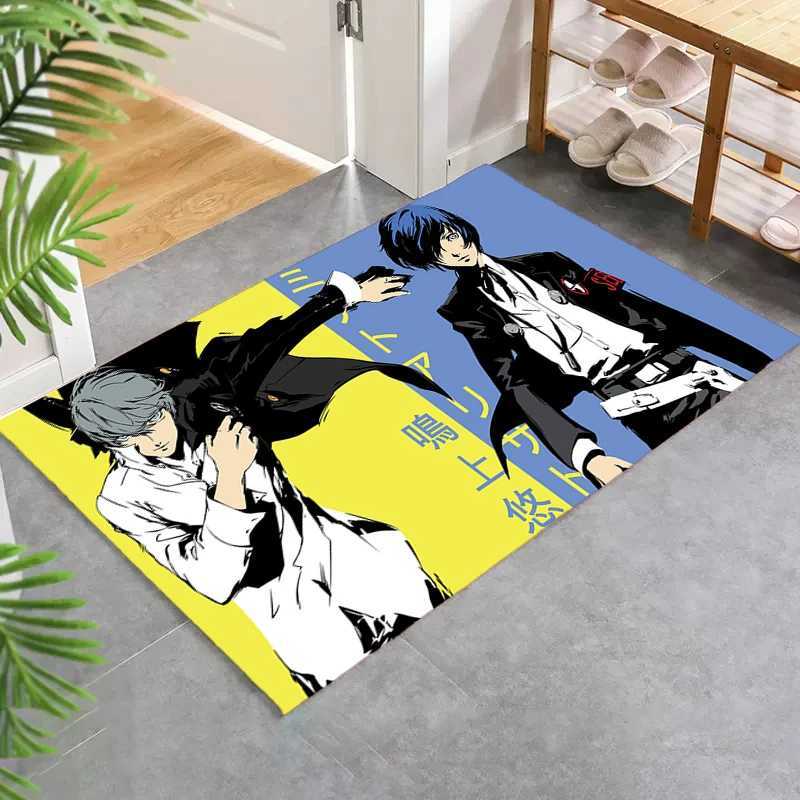 Entrance Doormat Persona Mats Bedroom Anime Rug Non-slip Kitchen Mat Children Room Mat Home Decoration Custom Rugs Carpet Foot Y240816