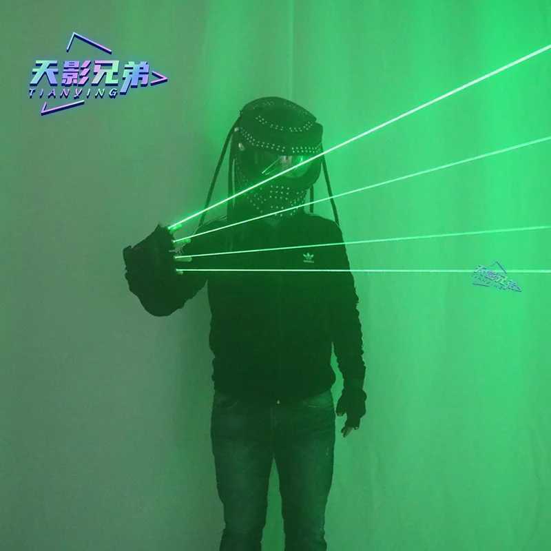High Quality Green Laser Gloves Concert Bar Street Dance Party DJ Ball Stage Performance Luminous Laser Props Y240817 - view 4