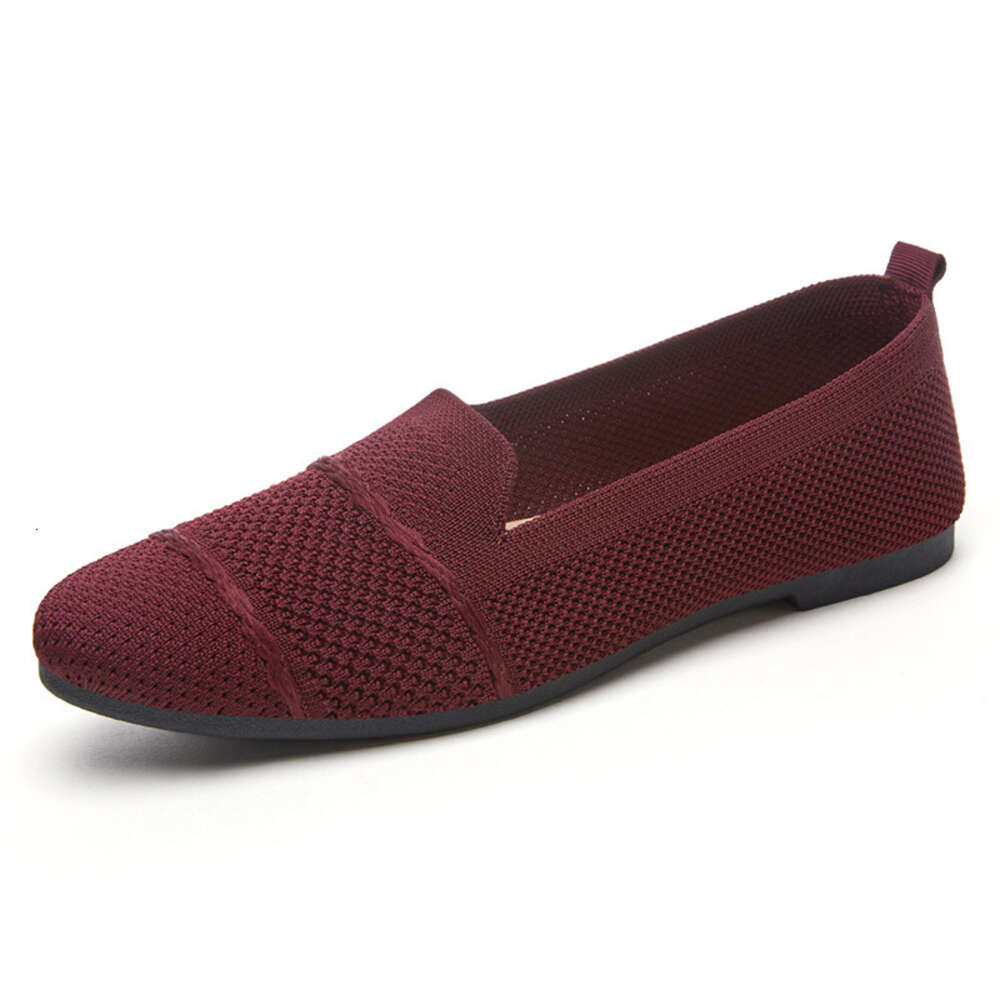 Ddmysports Summer New Women S Single Breathable Flat Bottom Shallow Mouth Cloth One Step Stepping Mom Shoes Children OUTDOOR