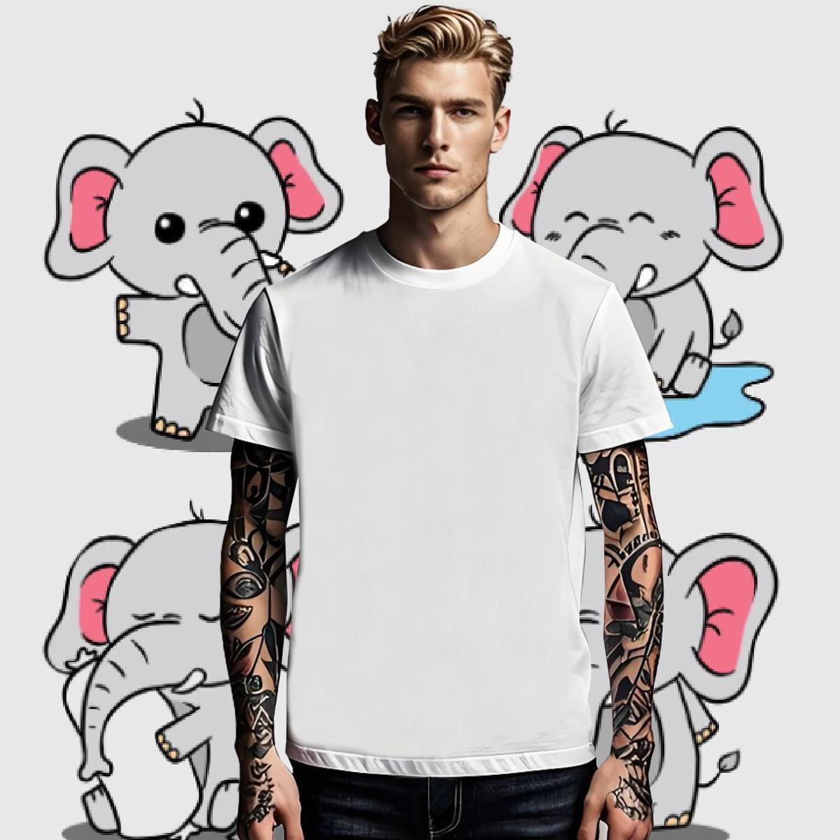 Factory Direct Tshirts 230g 100% Cotton Anime Printing Street SCARY Breathable T-Shirts Unisex Oversized 4XL Tees Shirts