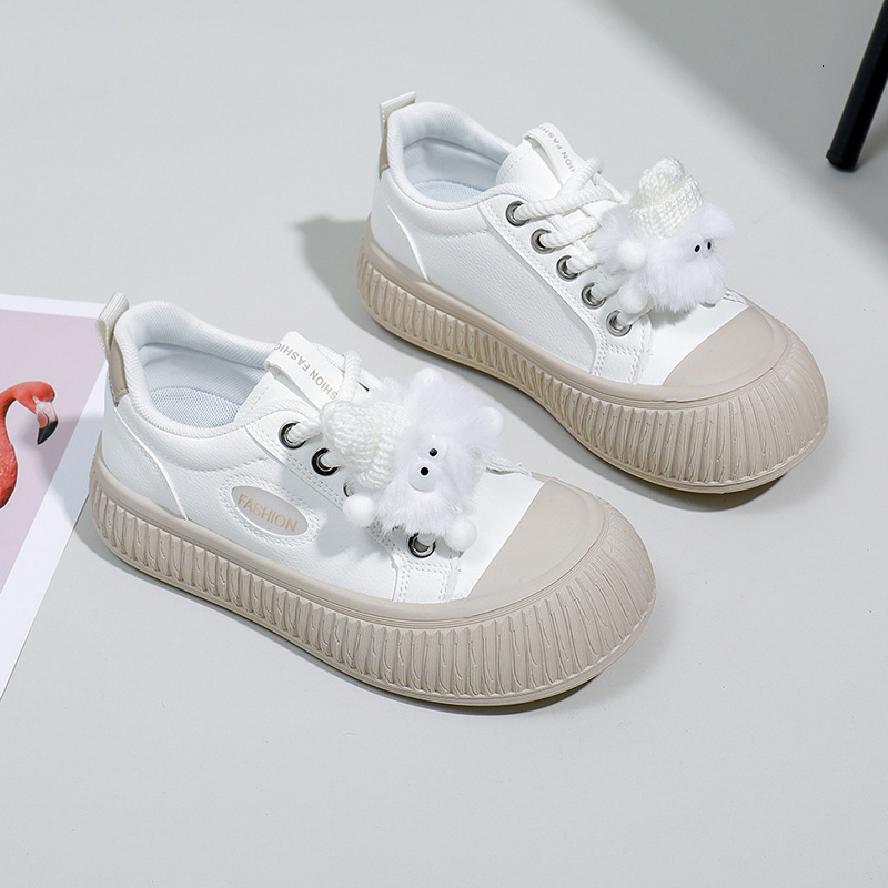 Ddmysports Little White For Women New Autumn Student Korean Edition Versatile Casual Ins Trendy Thick Soled Fashion Board Shoes KT OUTDOOR