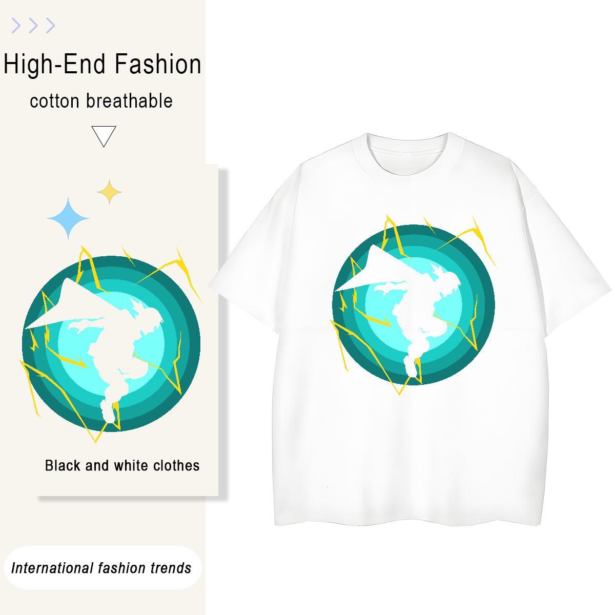 Comfortable ET 100% Cotton 230g Couples T Shirts Daily Outfit Short Sleeve Soft Man T Shirts Brand Custom Printed Clothes