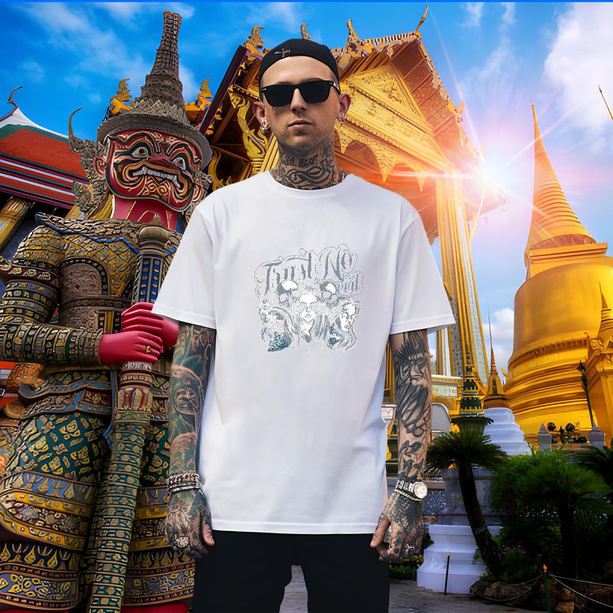 Comfortable T shirt 100% Cotton 230g skull Sport Oversized 3XL 4XL Breathable Short Sleeve Men Tshirts Classic Casual Top Tees