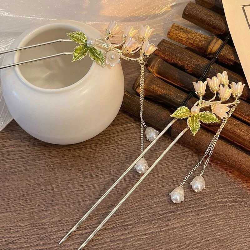 Classic Chinese hair clip butterfly flower tassel hair clip handmade hair clip jewelry accessory hair accessory W240816