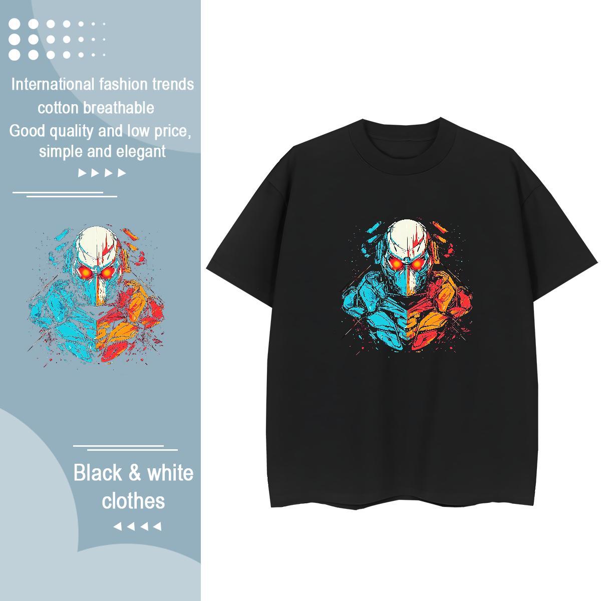 New Arrival Women T Shirts Round Neck Short Sleeve 230g Cotton Woman Tshirt Custom Cartoon ET Casual Sport Designer Wear