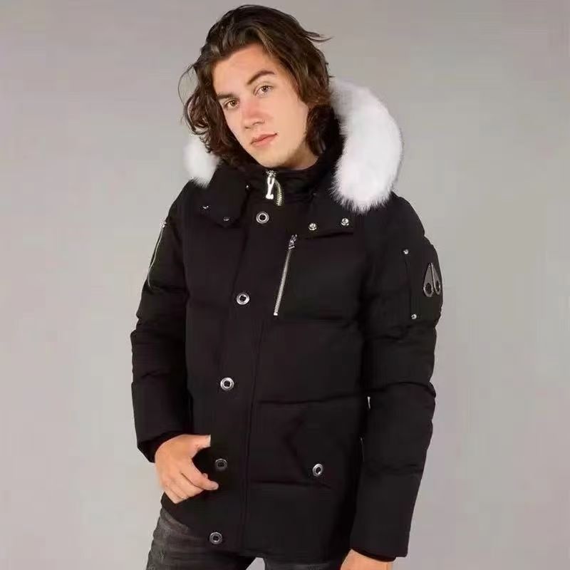 Men's Down Parkas 24ss Casual Mens Moose Jacket Outwear Outdoor Doudoune Man Winter Coat Knuck Warm Clothings size S-xxl