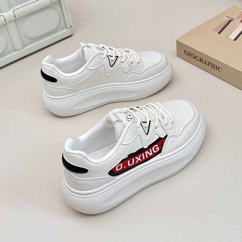 Ddmysports Autumn New Korean Edition Little White Instagram Student Sports And Leisure Street Shooting Shoes Female Thick Sole Eightened Q OUTDOOR