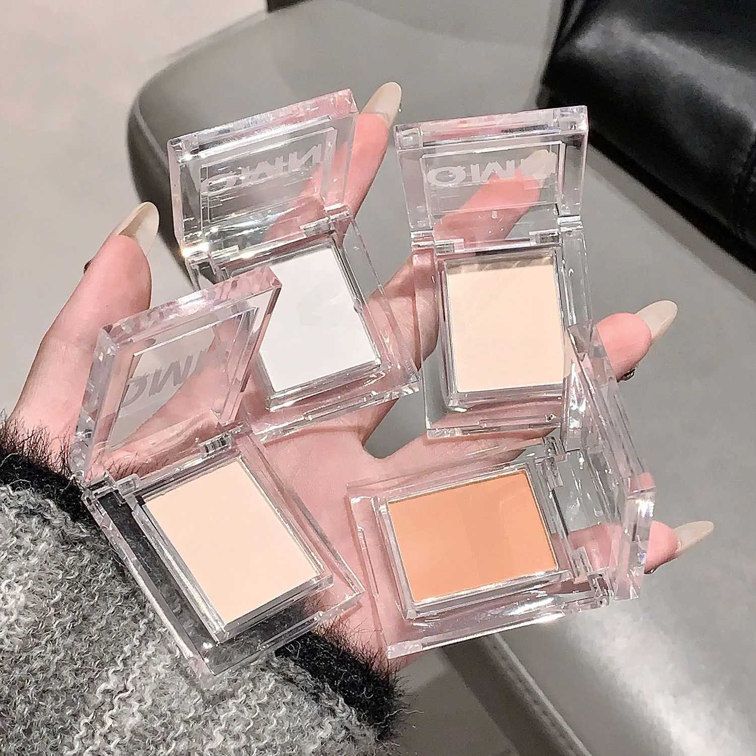 Matte Complexion Brightens Eye Shadow Palette Monochrome Highlight Eyeshadow Base Primer Color Nude Makeup Daily CosmeticsW241212