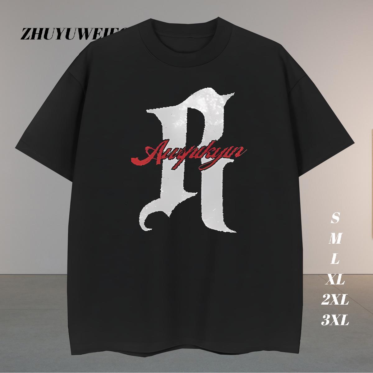 Cool Mens T Shirts 230g 100% Cotton letter Beach DIY Logo Oversized Breathable Crew Neck Tshirt for Man Woman New Arrival Top Tees