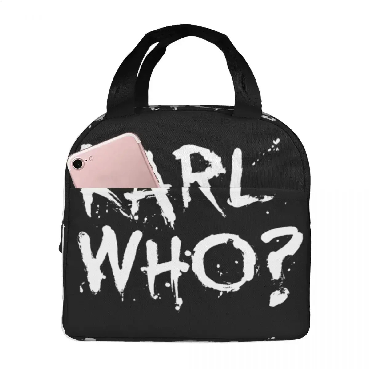 Lunch Bag for Women Kids Karl Who Thermal Cooler Portable Picnic Canvas Tote Bento Pouch 240816