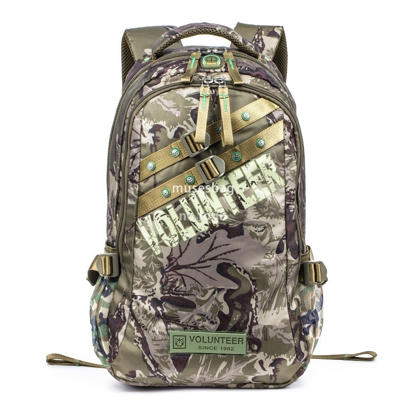 Fans men's backpack new Hualandere outdoor sports backpack mountain travel bag tactical canvas bag