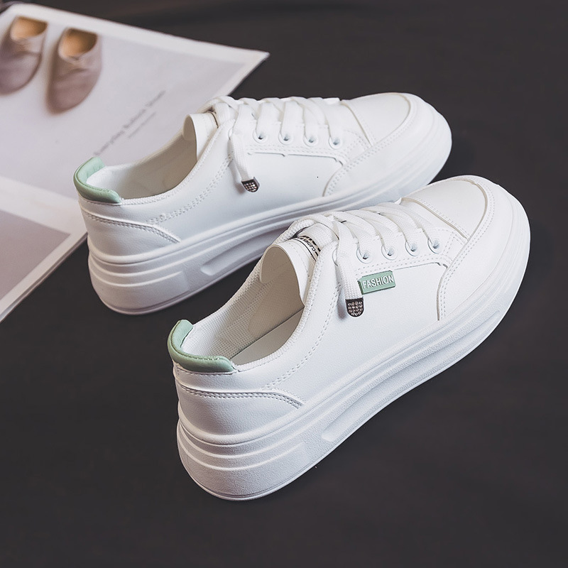 Ddmysports Spring New Instagram Korean Edition Little White Women S Trendy Student Thick Sole Songcake Casual Board Shoes Street Shoot K OUTDOOR