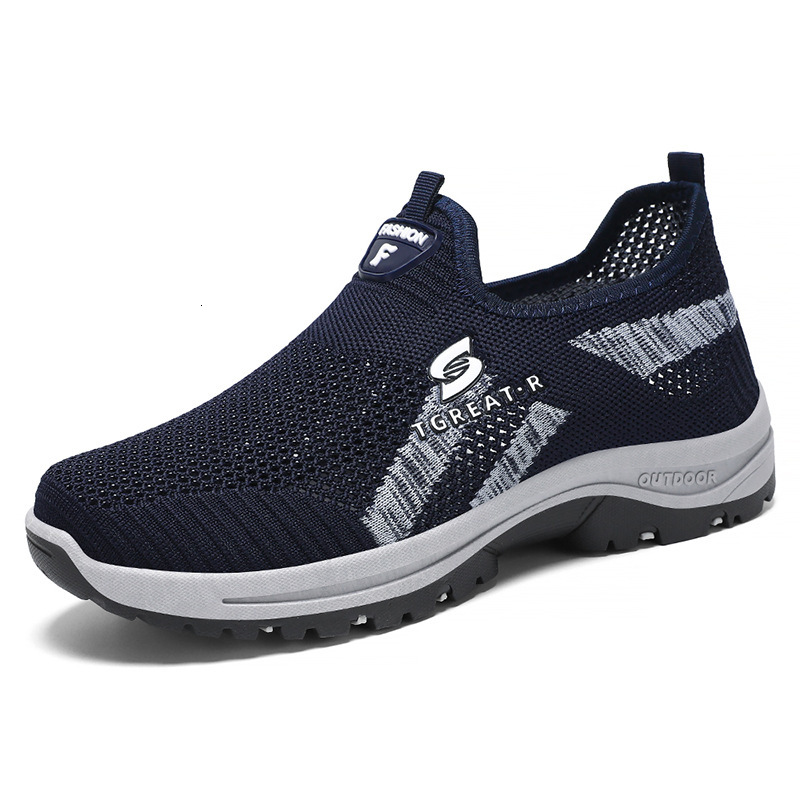Ddmysports Shoes Men In Summer New Single Shoe Soft Sole Lazy People Casual Sports For Dad Shoes OUTDOOR