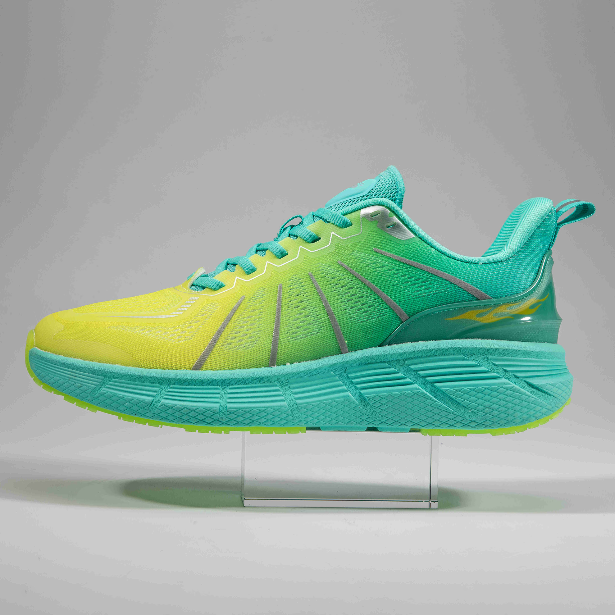 Men Women Designer Running Shoes TREEPERI Treeperi Burning 1.0 Platform Sneakers Black Ivory Pink Jade Mint Green Fluo Yellow Outdoor Sports Mens Trai