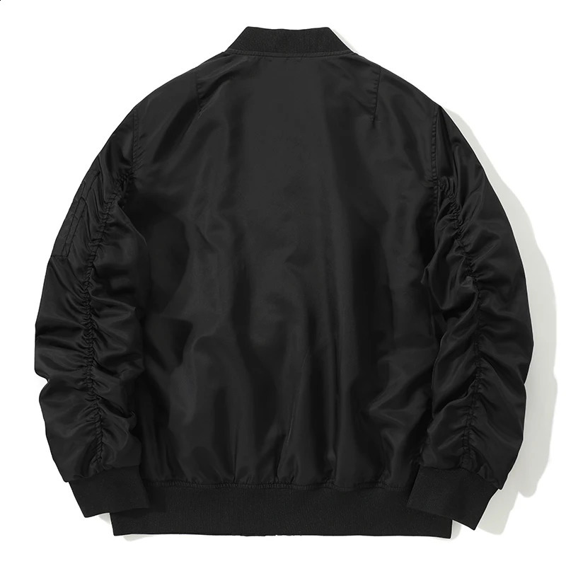 Wholesale Outdoor Flight Jackets Mens Baseball Uniform Style Fashion Waterproof Plus Size BomberJK06 240816