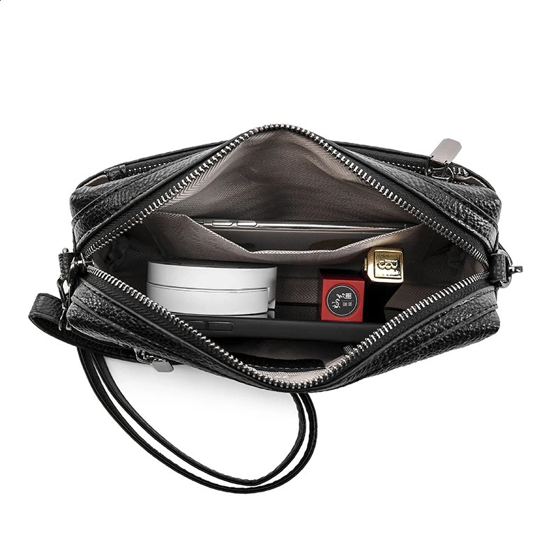 100% pure cotton y large capacity small messenger bag womens casual shoulder fashionable cross body 240821