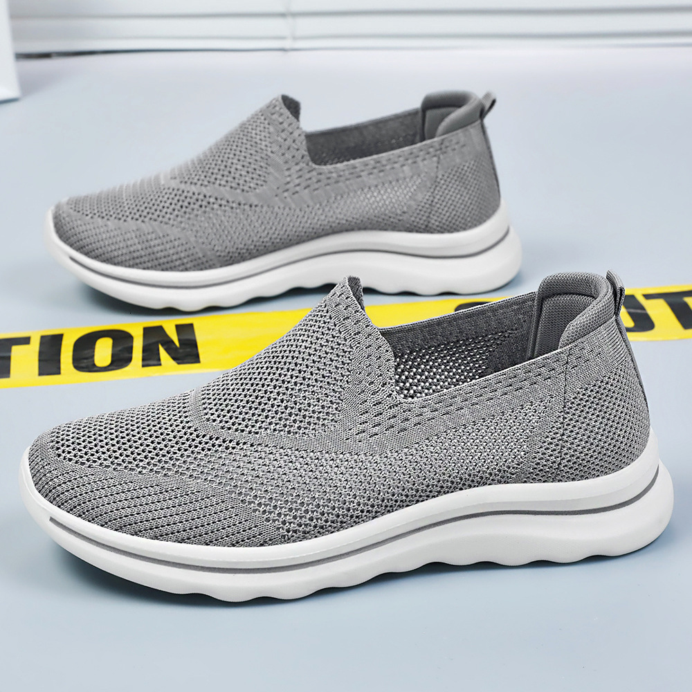 Men S Lazy Casual Shoes One Foot On Summer Breathable Middle Aged And Elderly Dad OUTDOOR